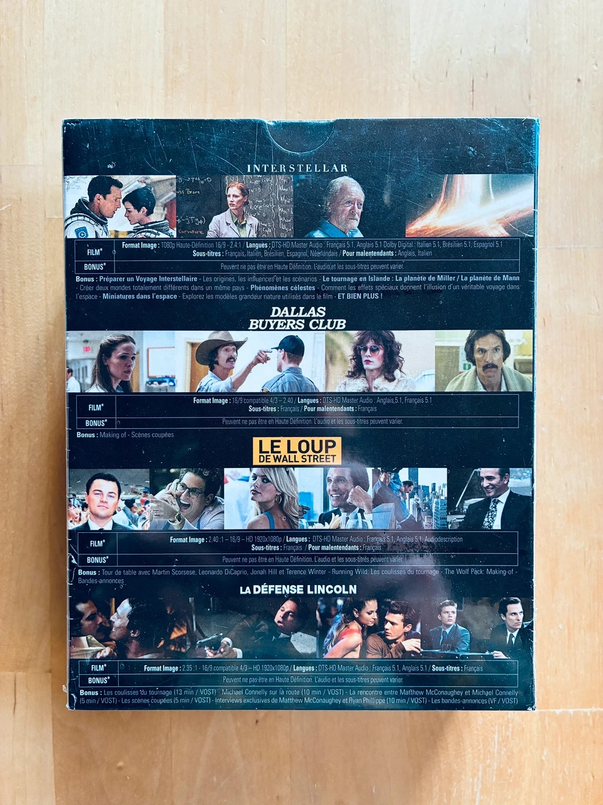 Coffret 4 Blu-ray Matthew McConaughey. – photo 2